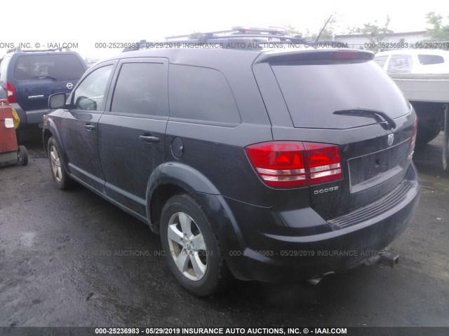 3D4GG57V39T502674 - 2009 DODGE JOURNEY SXT BLACK photo 3