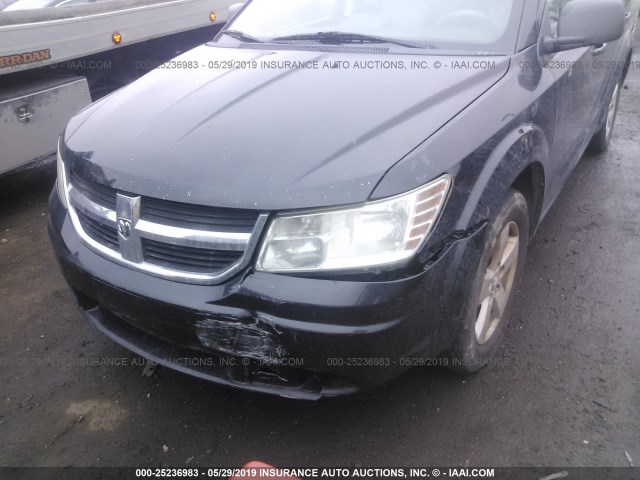 3D4GG57V39T502674 - 2009 DODGE JOURNEY SXT BLACK photo 6