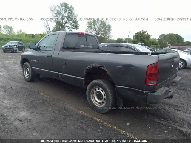 1D7HU16N43J605529 - 2003 DODGE RAM 1500 ST/SLT BLACK photo 3