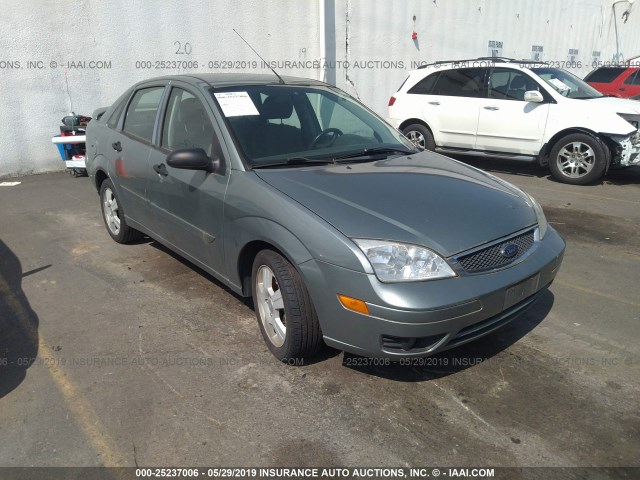 1FAHP34N36W138004 - 2006 FORD FOCUS ZX4 Light Blue photo 1