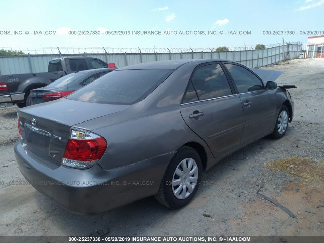 4T1BE32K76U682592 - 2006 TOYOTA CAMRY LE/XLE/SE SILVER photo 4
