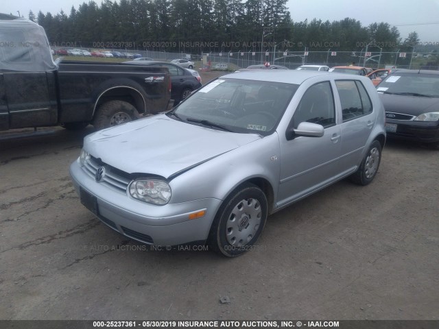 9BWFK61J234063070 - 2003 VOLKSWAGEN GOLF GL SILVER photo 2