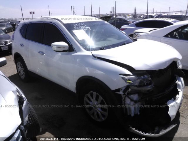 5N1AT2MT5EC797228 - 2014 NISSAN ROGUE S/SL/SV White photo 1