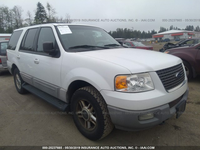 1FMFU16W53LB03204 - 2003 FORD EXPEDITION XLT WHITE photo 1