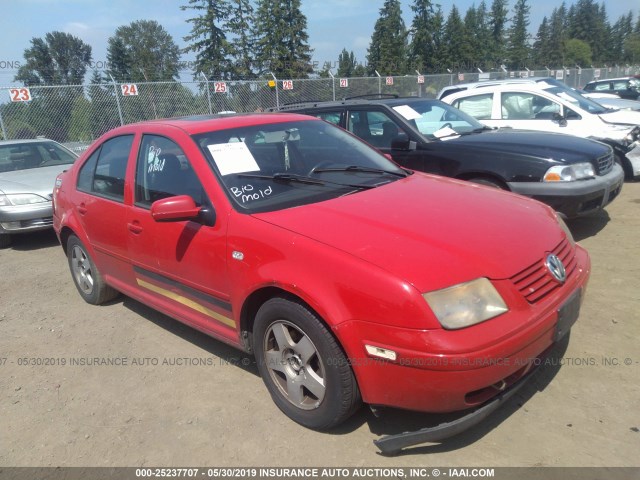 3VWSP69M72M061338 - 2002 VOLKSWAGEN JETTA GLS TDI RED photo 1