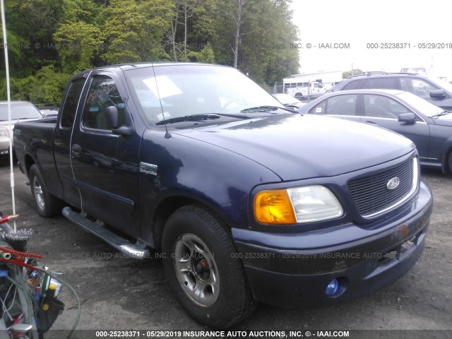 2FTRX17204CA53571 - 2004 FORD F-150 HERITAGE CLASSIC BLUE photo 1