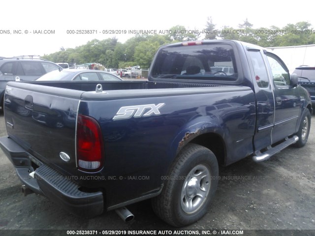 2FTRX17204CA53571 - 2004 FORD F-150 HERITAGE CLASSIC BLUE photo 4