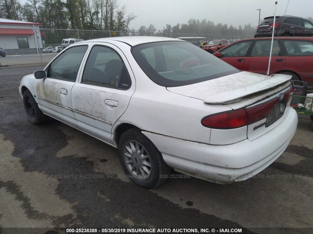 1FAFP6537XK234409 - 1999 FORD CONTOUR LX WHITE photo 3