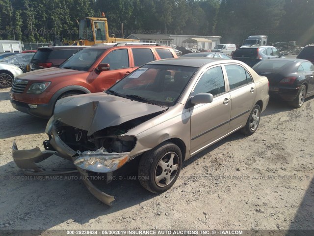 2T1BR32E27C800582 - 2007 TOYOTA COROLLA CE/LE/S BROWN photo 2