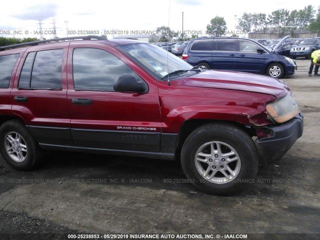 1J4GW48S74C254135 - 2004 JEEP GRAND CHEROKEE LAREDO/COLUMBIA/FREEDOM 红色 照片 6