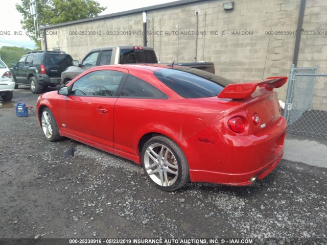 1G1AP18X887308066 - 2008 CHEVROLET COBALT SS RED photo 3