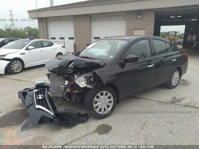 3N1CN7AP4KL831027 - 2019 NISSAN VERSA S/S PLUS/SV BLACK photo 2