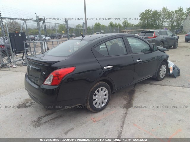 3N1CN7AP4KL831027 - 2019 NISSAN VERSA S/S PLUS/SV BLACK photo 4