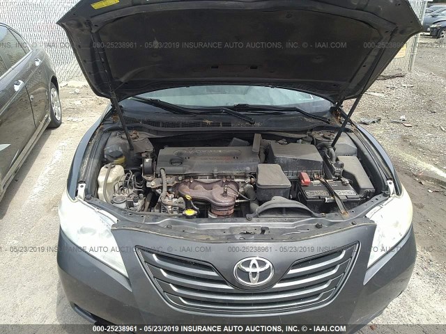 4T1BE46K67U182330 - 2007 TOYOTA CAMRY NEW GENERAT CE/LE/XLE/SE GRAY photo 10