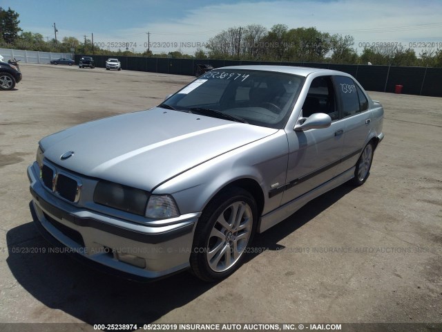 WBSCD9329WEE09348 - 1998 BMW M3 SILVER photo 2