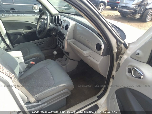 3A8FY48B68T213249 - 2008 CHRYSLER PT CRUISER WHITE photo 5