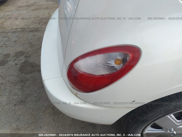 3A8FY48B68T213249 - 2008 CHRYSLER PT CRUISER WHITE photo 6