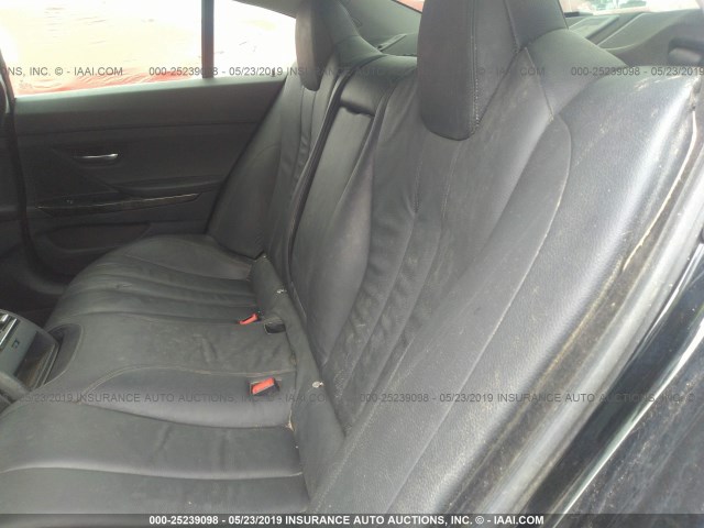 WBA6A0C5XDDZ03587 - 2013 BMW 640 I BLACK photo 8