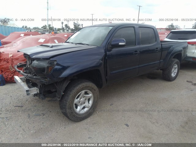 3TMKU4HN3DM037762 - 2013 TOYOTA TACOMA DBL CAB PRERUNNER LNG BED BLUE photo 2