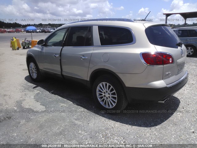 5GAER23D79J207192 - 2009 BUICK ENCLAVE CXL Champagne photo 3