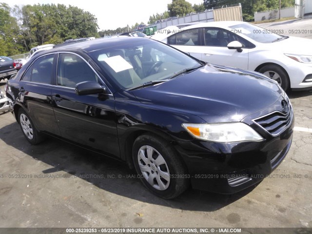 4T1BF3EK4BU162966 - 2011 TOYOTA CAMRY SE/LE/XLE BLACK photo 1