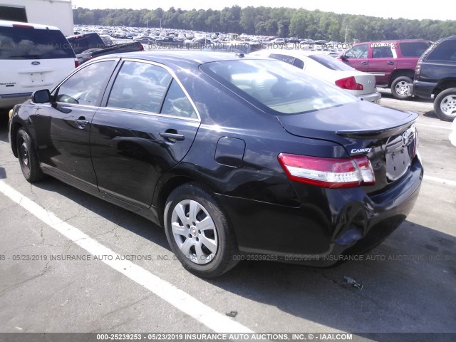 4T1BF3EK4BU162966 - 2011 TOYOTA CAMRY SE/LE/XLE BLACK photo 3