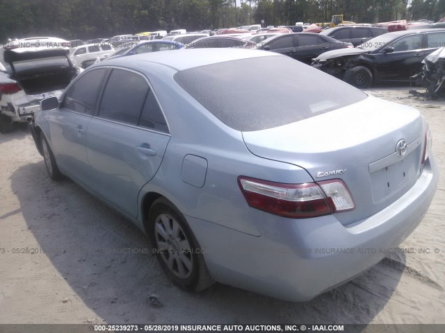 4T1BB46K08U035088 - 2008 TOYOTA CAMRY HYBRID Light Blue photo 3