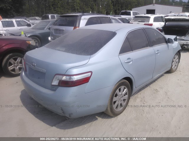 4T1BB46K08U035088 - 2008 TOYOTA CAMRY HYBRID Light Blue photo 4