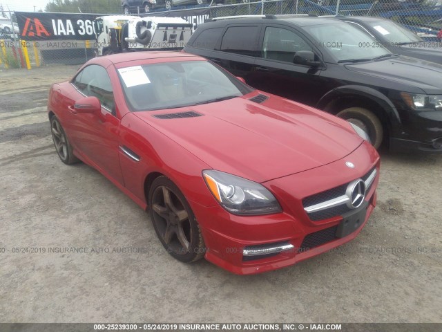 WDDPK4HA3CF038035 - 2012 MERCEDES-BENZ SLK 250 RED photo 1