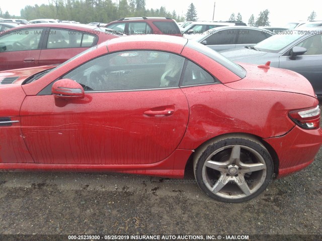 WDDPK4HA3CF038035 - 2012 MERCEDES-BENZ SLK 250 RED photo 6