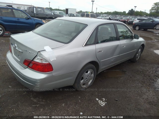 4T1BF28B34U367655 - 2004 TOYOTA AVALON XL/XLS SILVER photo 4