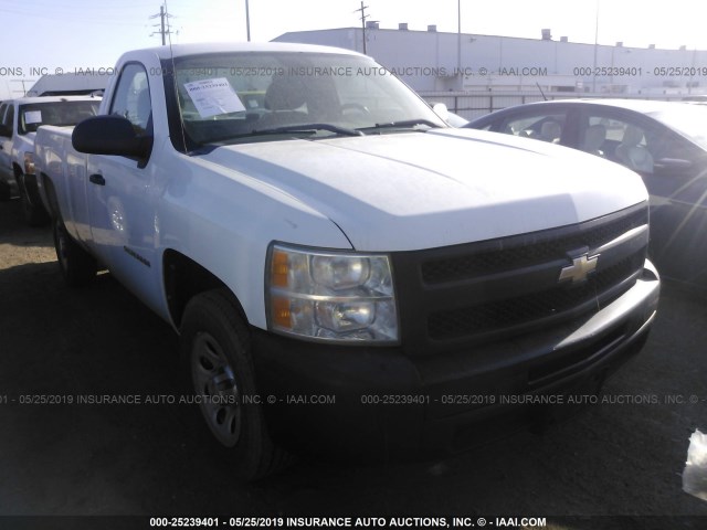 1GCNCPEA3BZ438081 - 2011 CHEVROLET SILVERADO C1500 WHITE photo 1