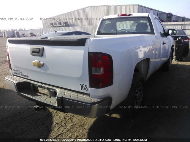 1GCNCPEA3BZ438081 - 2011 CHEVROLET SILVERADO C1500 WHITE photo 4