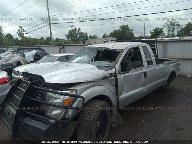 1FT7X2BT5BEC69095 - 2011 FORD F250 SUPER DUTY SILVER photo 6