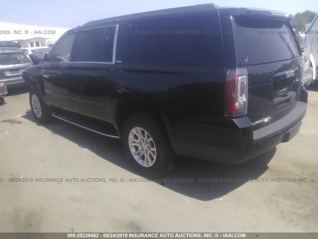 1GKS2GKC2JR333370 - 2018 GMC YUKON XL K1500 SLT BLACK photo 3