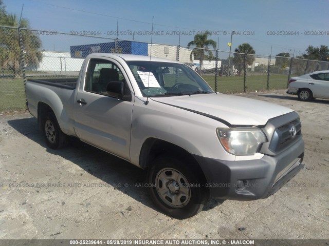 5TFNX4CN8CX011663 - 2012 TOYOTA TACOMA WHITE photo 1