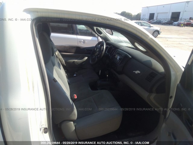 5TFNX4CN8CX011663 - 2012 TOYOTA TACOMA WHITE photo 5