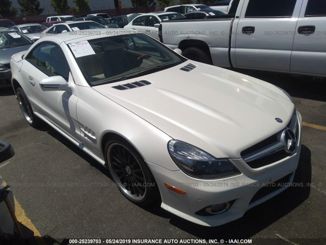 WDBSK71F59F154730 - 2009 MERCEDES-BENZ SL 550 WHITE photo 1