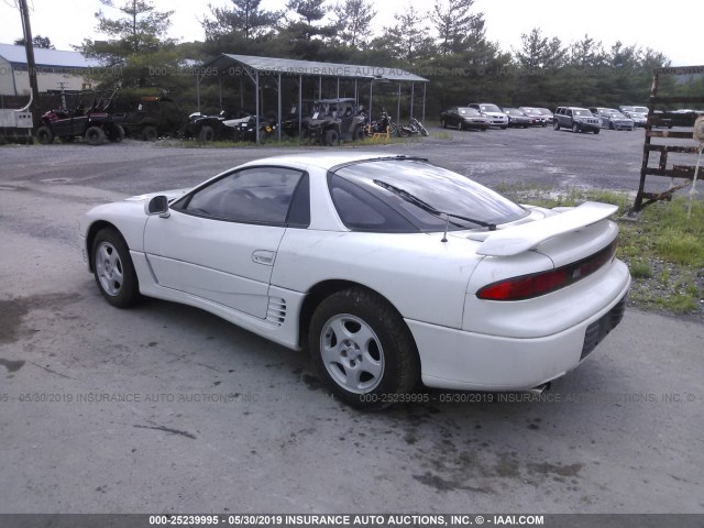 JA3XD64BXNY037341 - 1992 MITSUBISHI 3000 GT SL WHITE photo 3