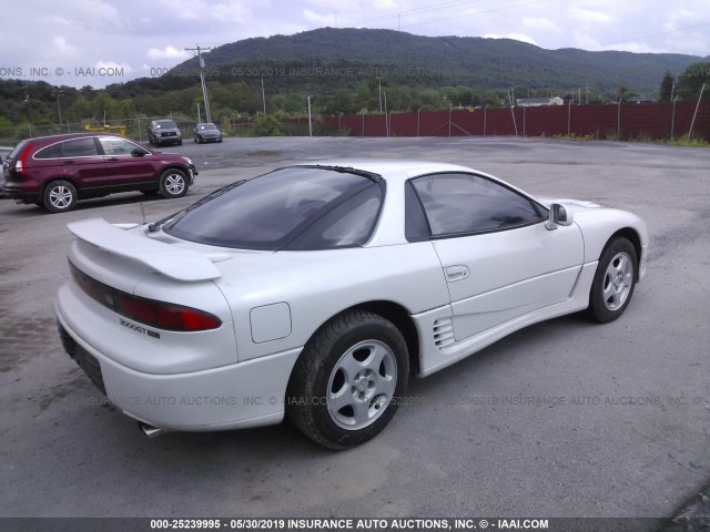 JA3XD64BXNY037341 - 1992 MITSUBISHI 3000 GT SL WHITE photo 4