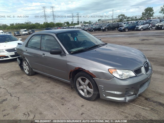 JF1GD61637H524916 - 2007 SUBARU IMPREZA 2.5I GRAY photo 1