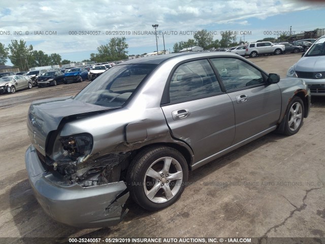 JF1GD61637H524916 - 2007 SUBARU IMPREZA 2.5I GRAY photo 4