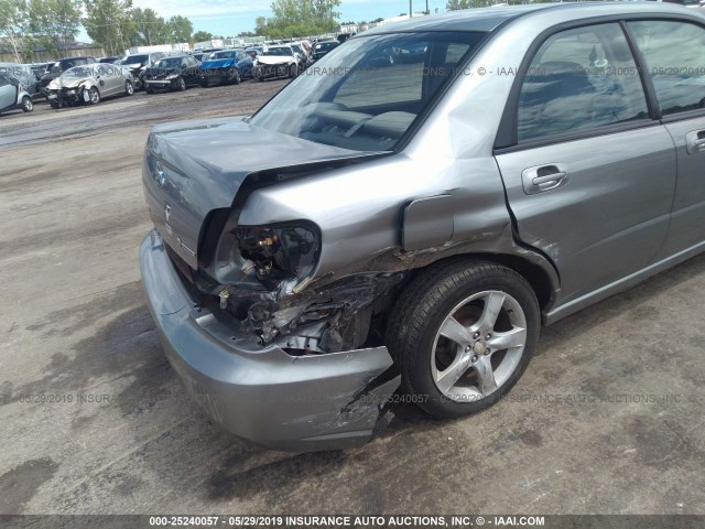 JF1GD61637H524916 - 2007 SUBARU IMPREZA 2.5I GRAY photo 6