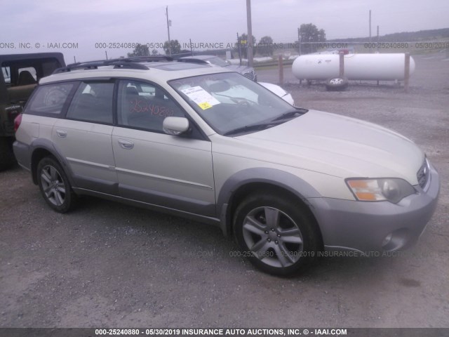 4S4BP86C854346569 - 2005 SUBARU LEGACY OUTBACK H6 R LL BEAN GOLD photo 1