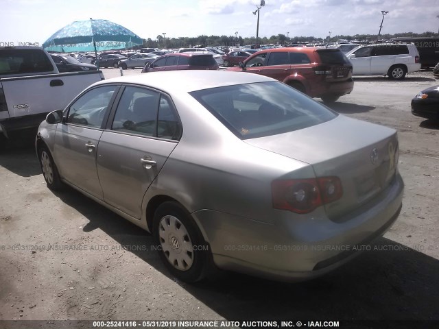 3VWPG71K96M635546 - 2006 VOLKSWAGEN JETTA VALUE GOLD photo 3