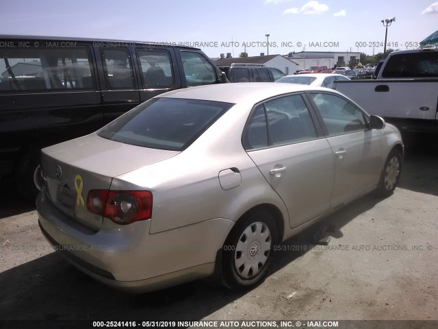 3VWPG71K96M635546 - 2006 VOLKSWAGEN JETTA VALUE GOLD photo 4