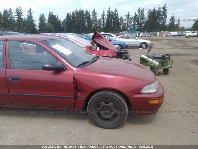 1Y1SK5263VZ411151 - 1997 GEO PRIZM LSI BURGUNDY photo 6