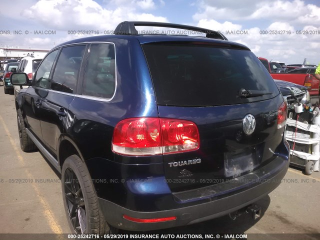 WVGBC67L74D020856 - 2004 VOLKSWAGEN TOUAREG 3.2 BLUE photo 3