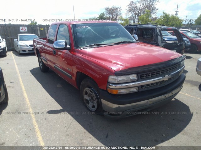 2GCEC19T211170317 - 2001 CHEVROLET SILVERADO C1500 RED photo 1