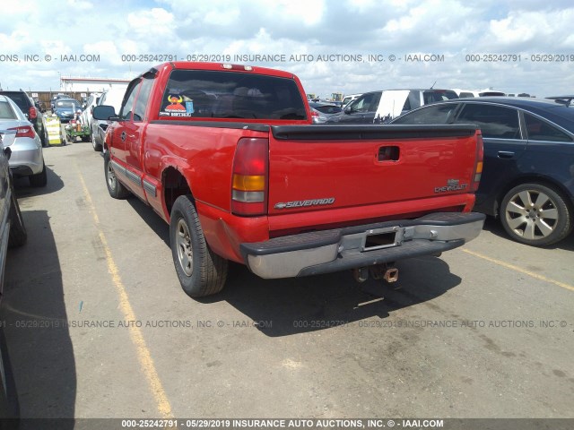 2GCEC19T211170317 - 2001 CHEVROLET SILVERADO C1500 RED photo 3